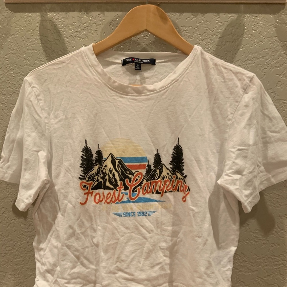 White crop top